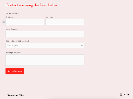 Contact Page