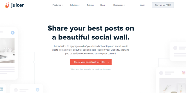 juicer.io home page