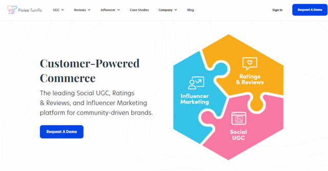 pixlee home page