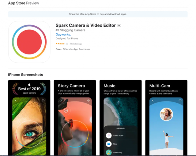 spark camera