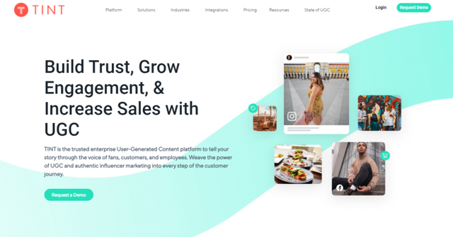 tint home page